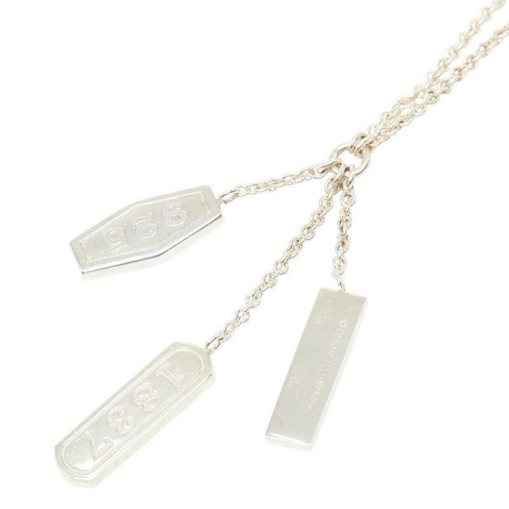 Tiffany & Co. 1837 Three Tag Element Sterling Silver 925 Necklace